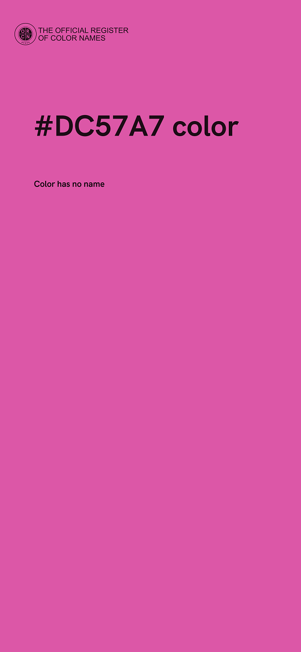 #DC57A7 color image