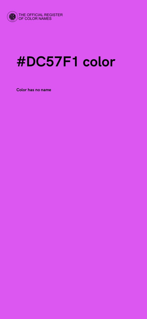 #DC57F1 color image
