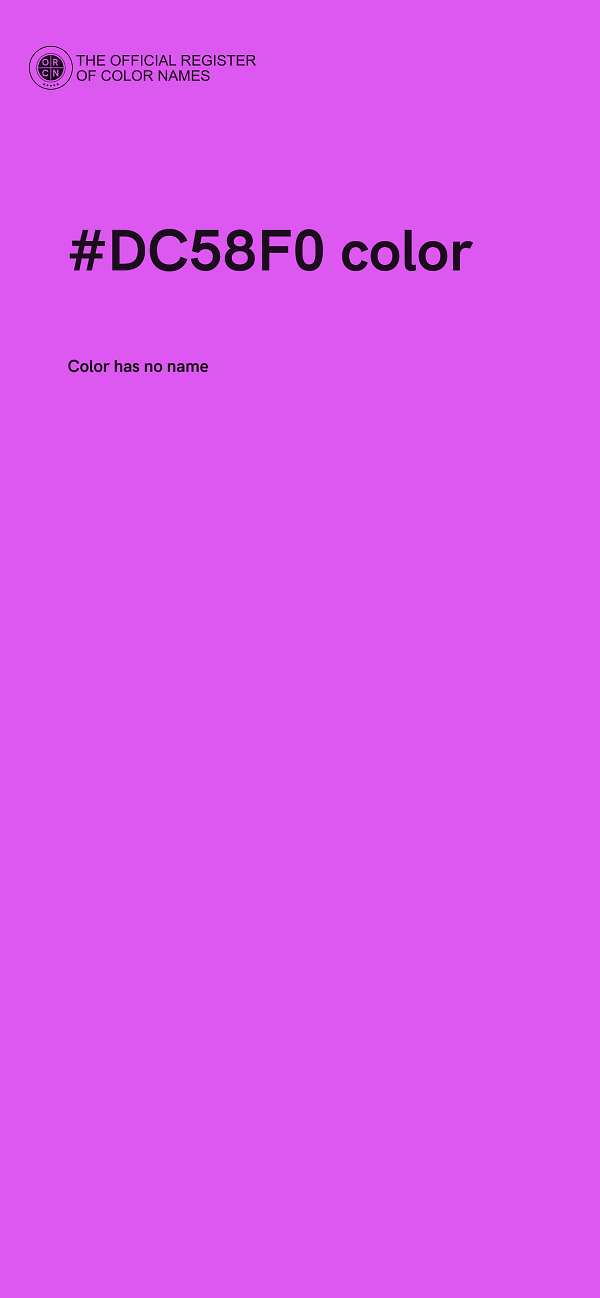 #DC58F0 color image