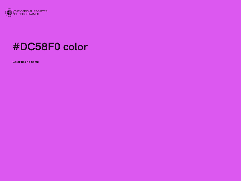 #DC58F0 color image