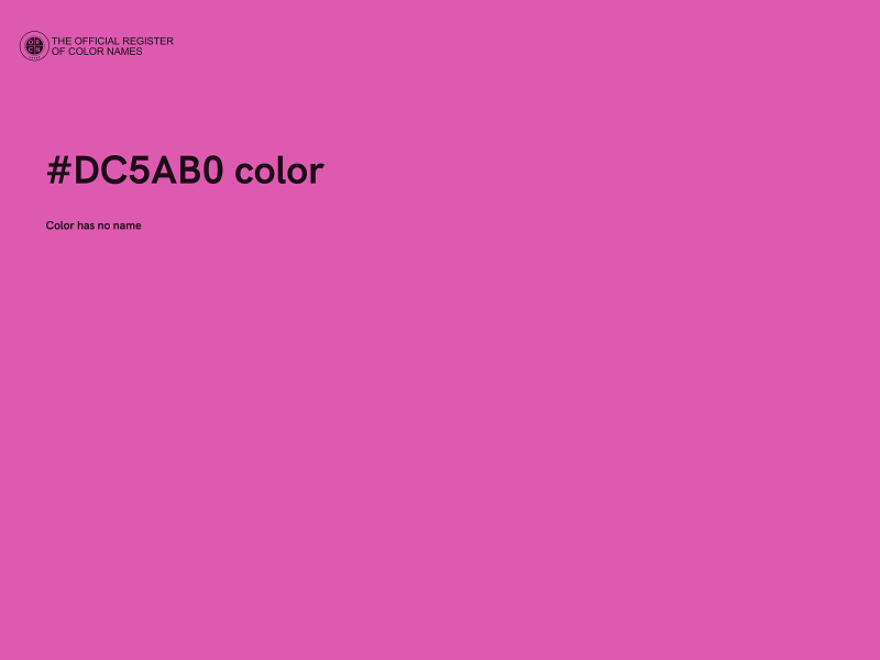 #DC5AB0 color image