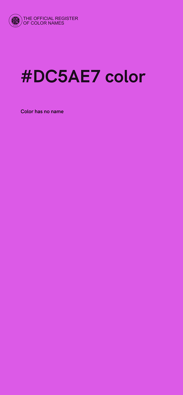 #DC5AE7 color image