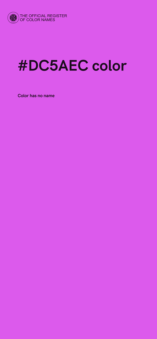#DC5AEC color image
