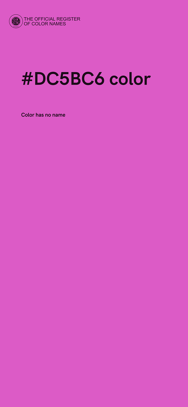 #DC5BC6 color image