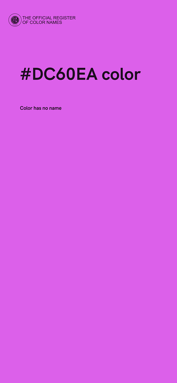 #DC60EA color image