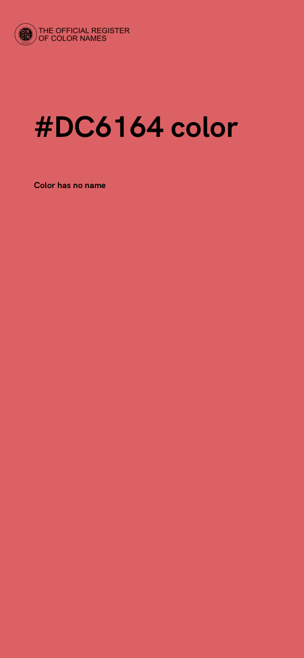 #DC6164 color image