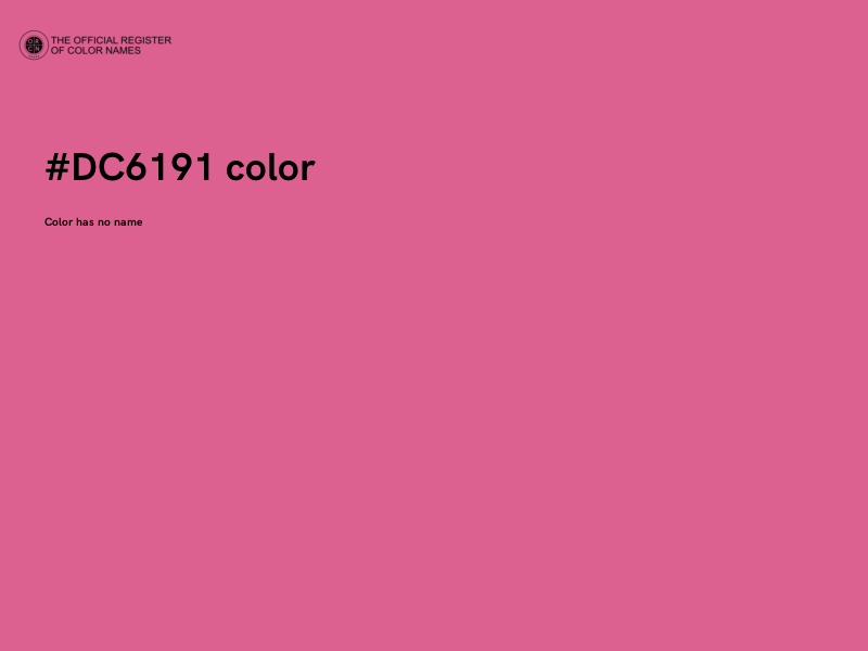 #DC6191 color image