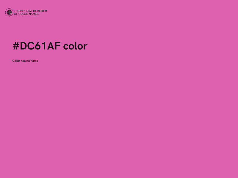 #DC61AF color image