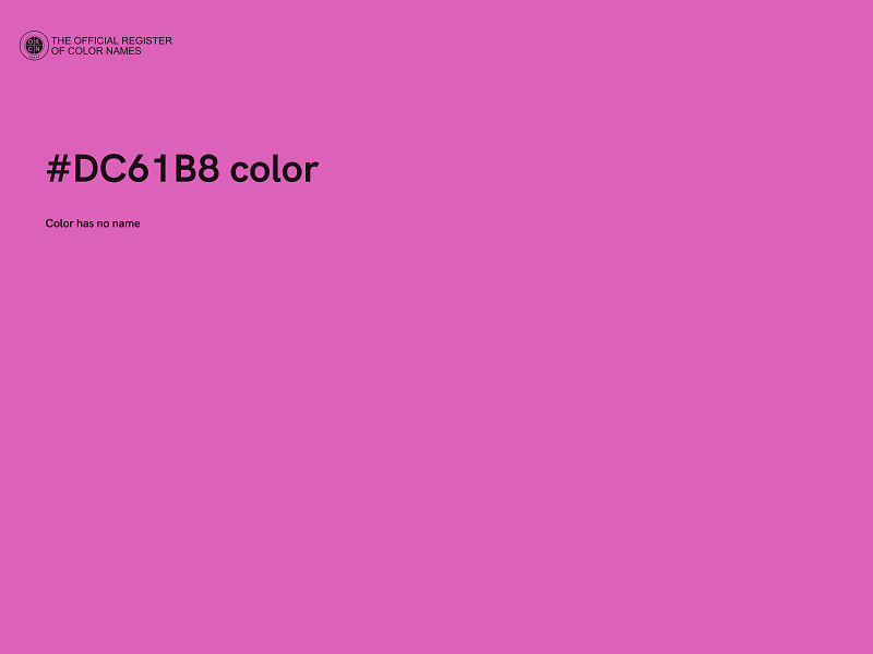 #DC61B8 color image