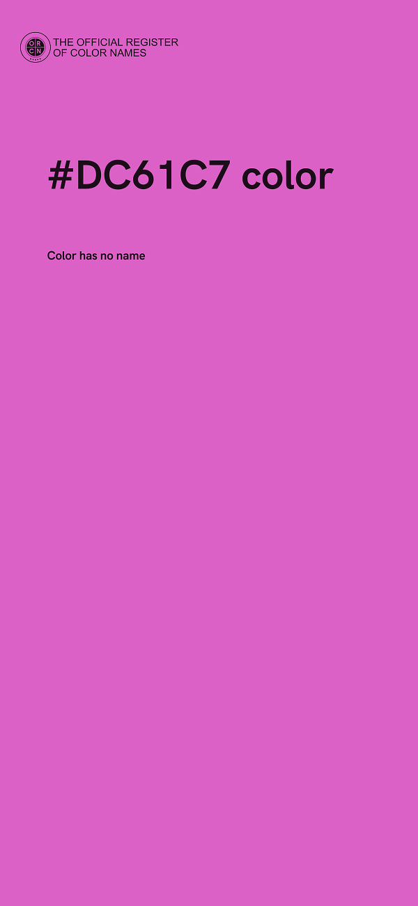 #DC61C7 color image