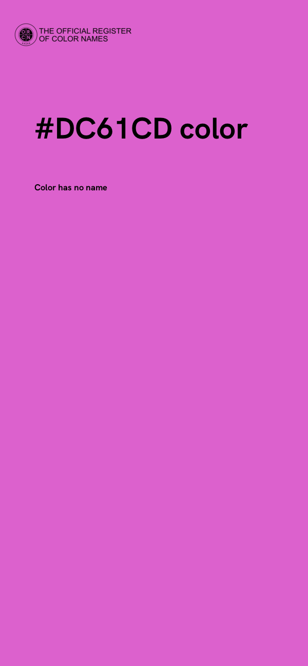 #DC61CD color image