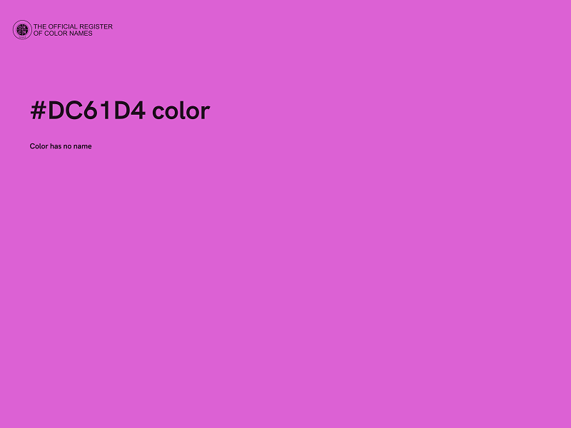 #DC61D4 color image