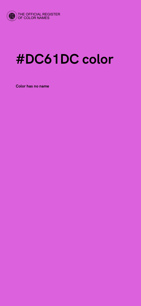 #DC61DC color image