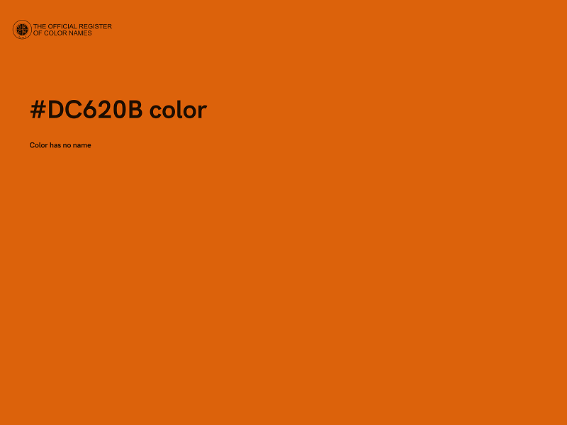 #DC620B color image