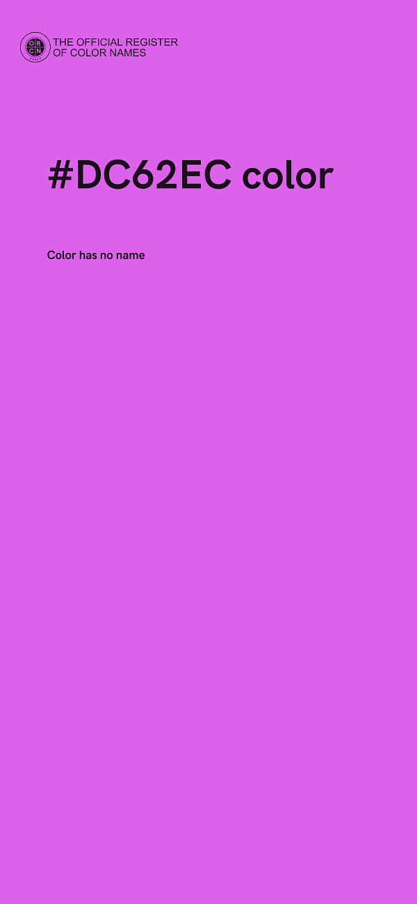 #DC62EC color image