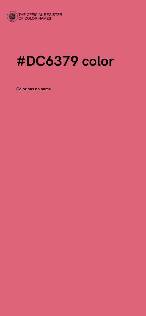 #DC6379 color image