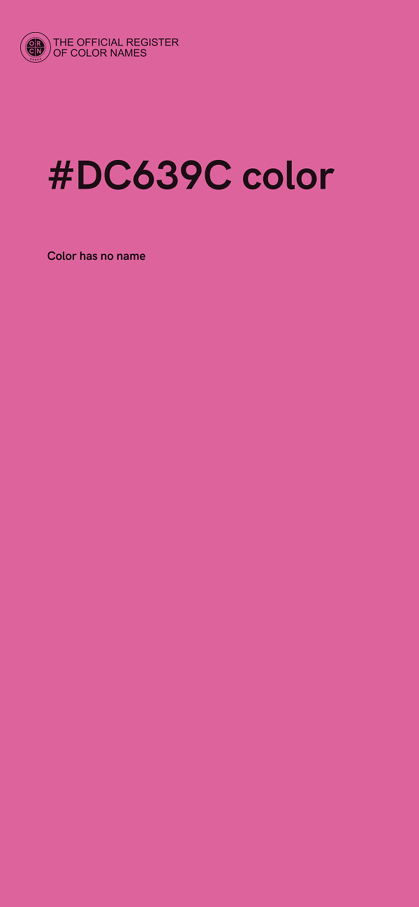 #DC639C color image