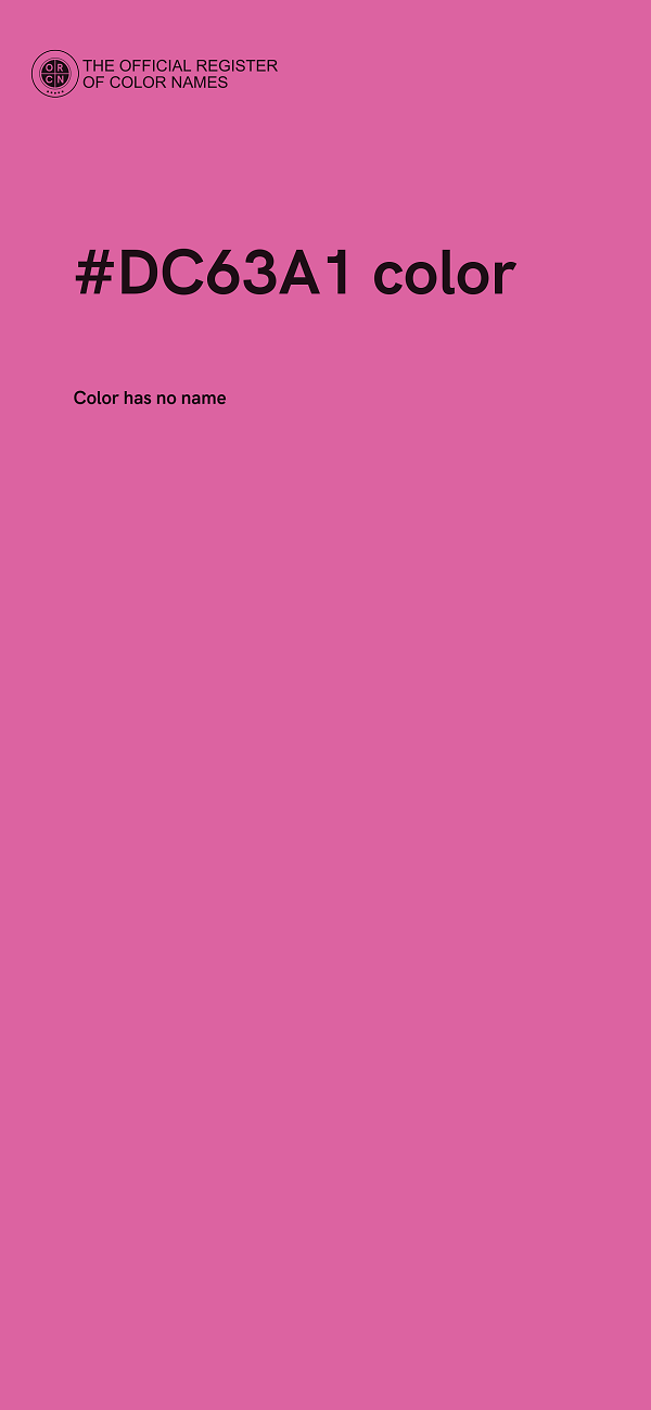 #DC63A1 color image