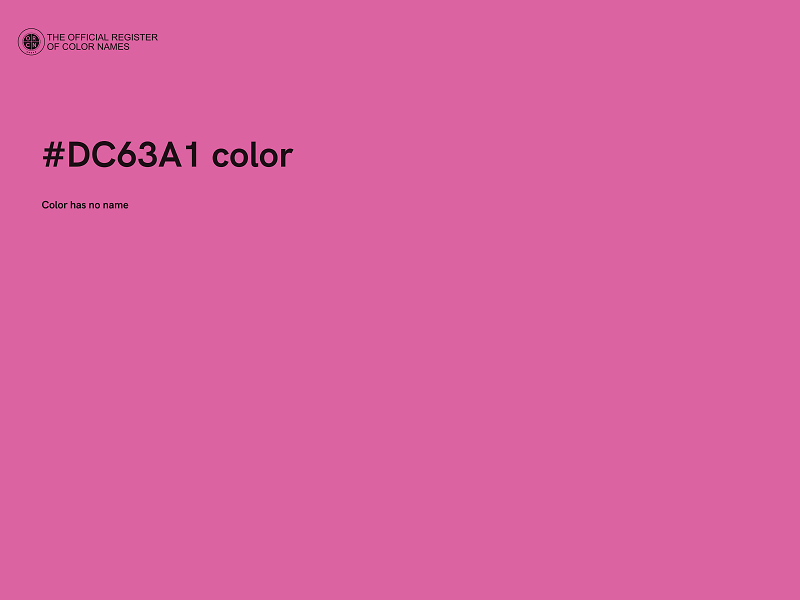 #DC63A1 color image