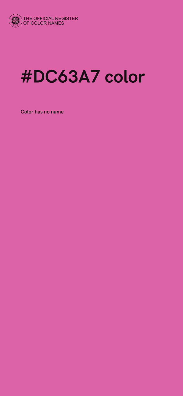 #DC63A7 color image