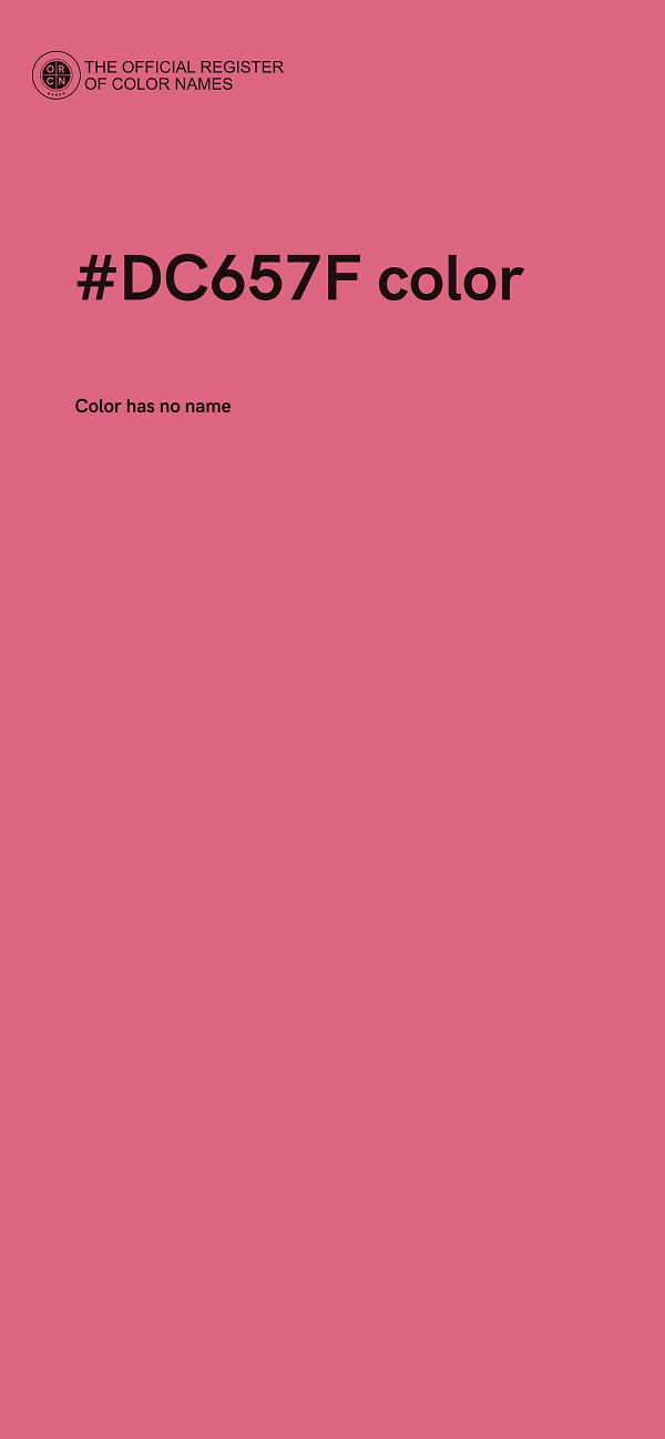 #DC657F color image
