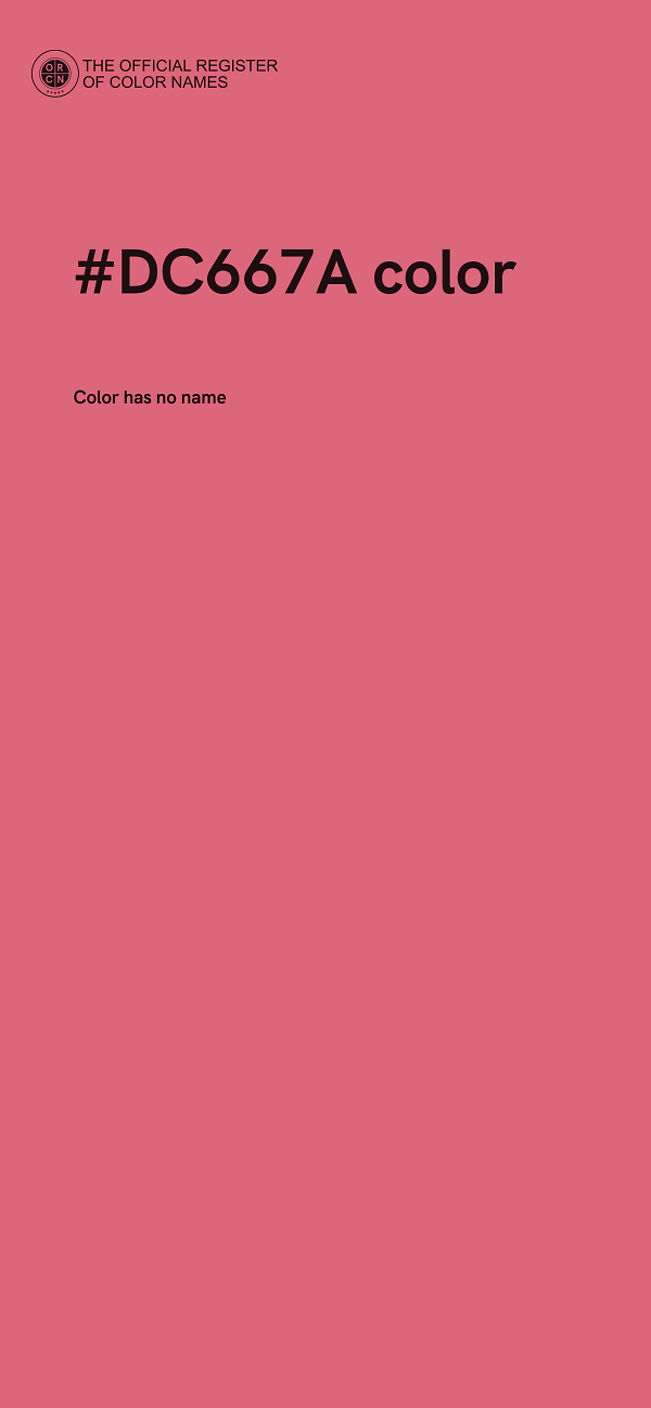 #DC667A color image
