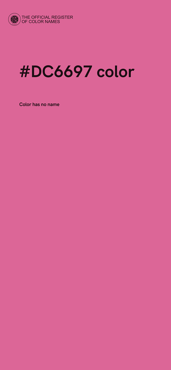 #DC6697 color image