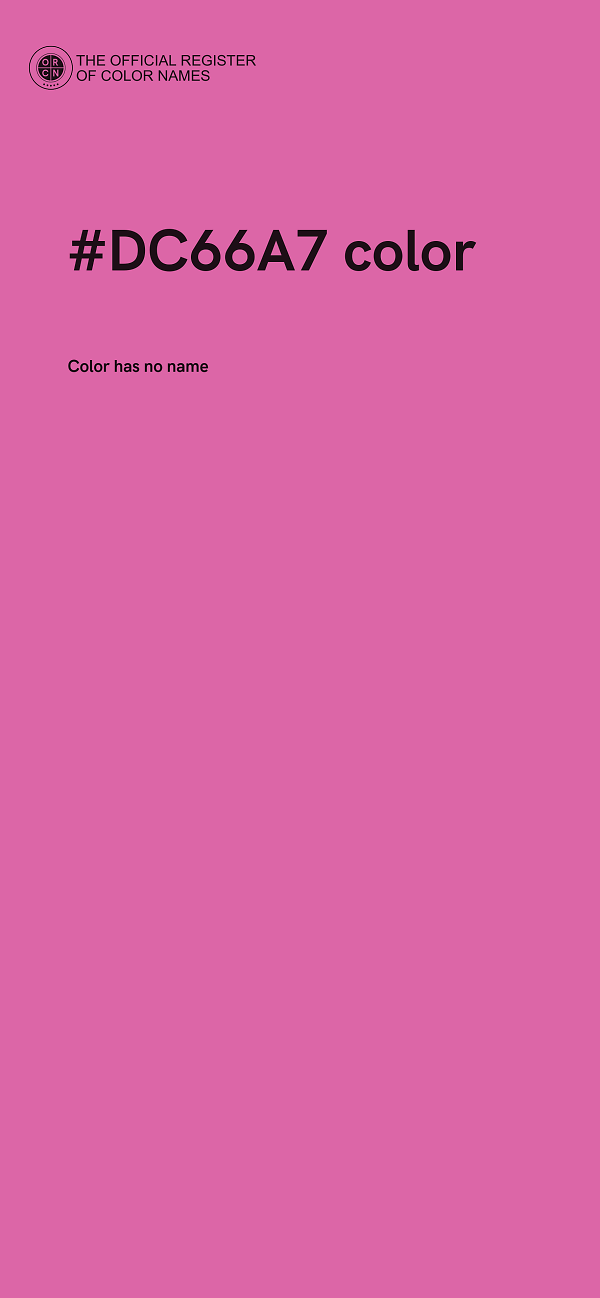 #DC66A7 color image