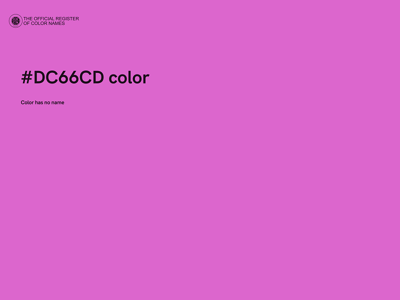 #DC66CD color image