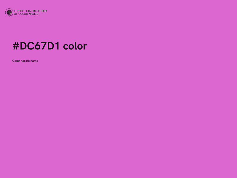 #DC67D1 color image