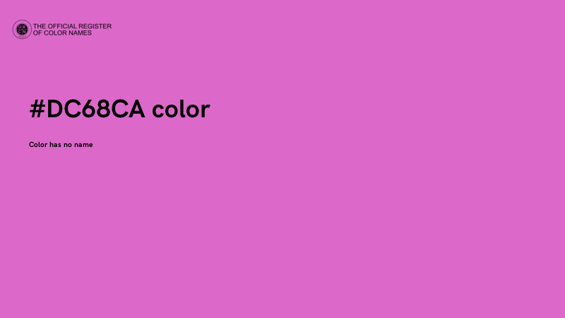 #DC68CA color image