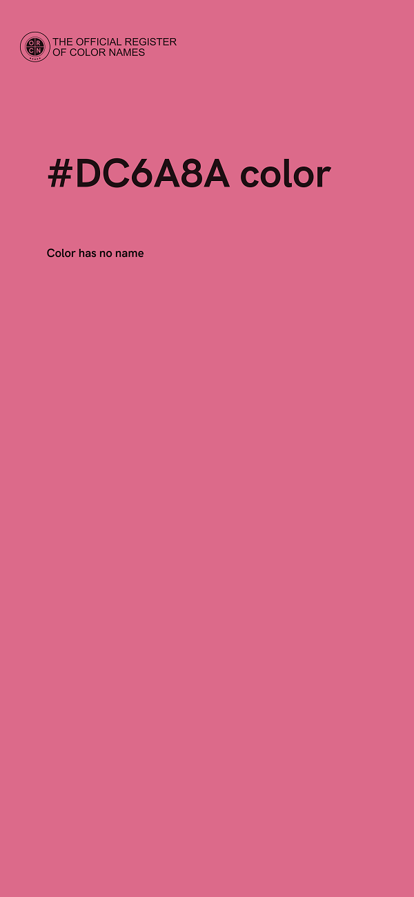 #DC6A8A color image