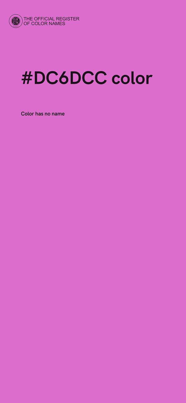 #DC6DCC color image