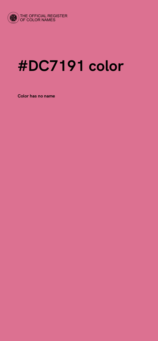 #DC7191 color image