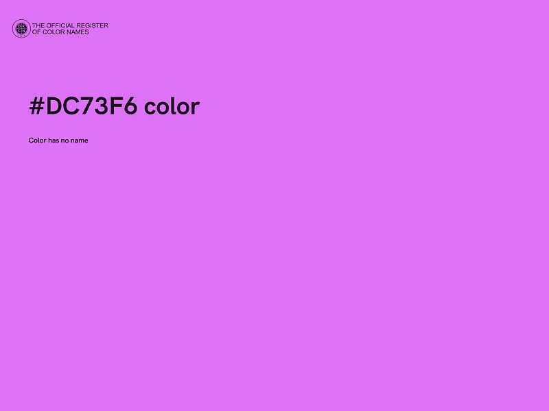 #DC73F6 color image