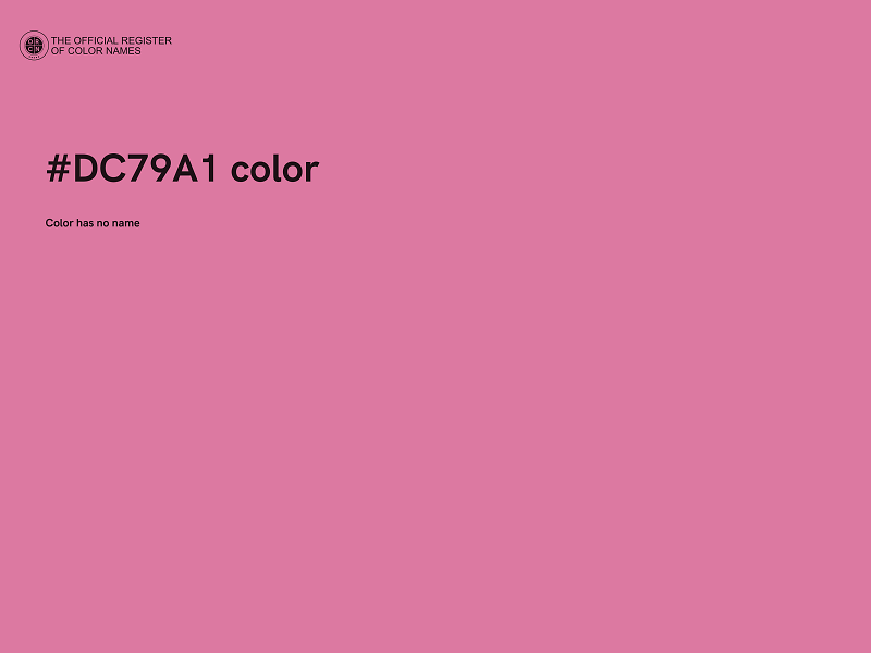 #DC79A1 color image