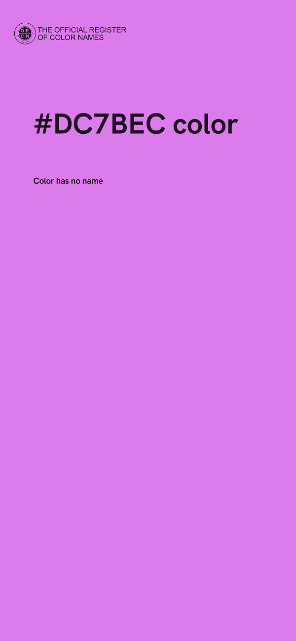 #DC7BEC color image