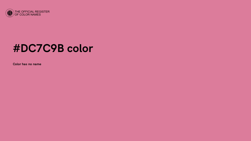 #DC7C9B color image