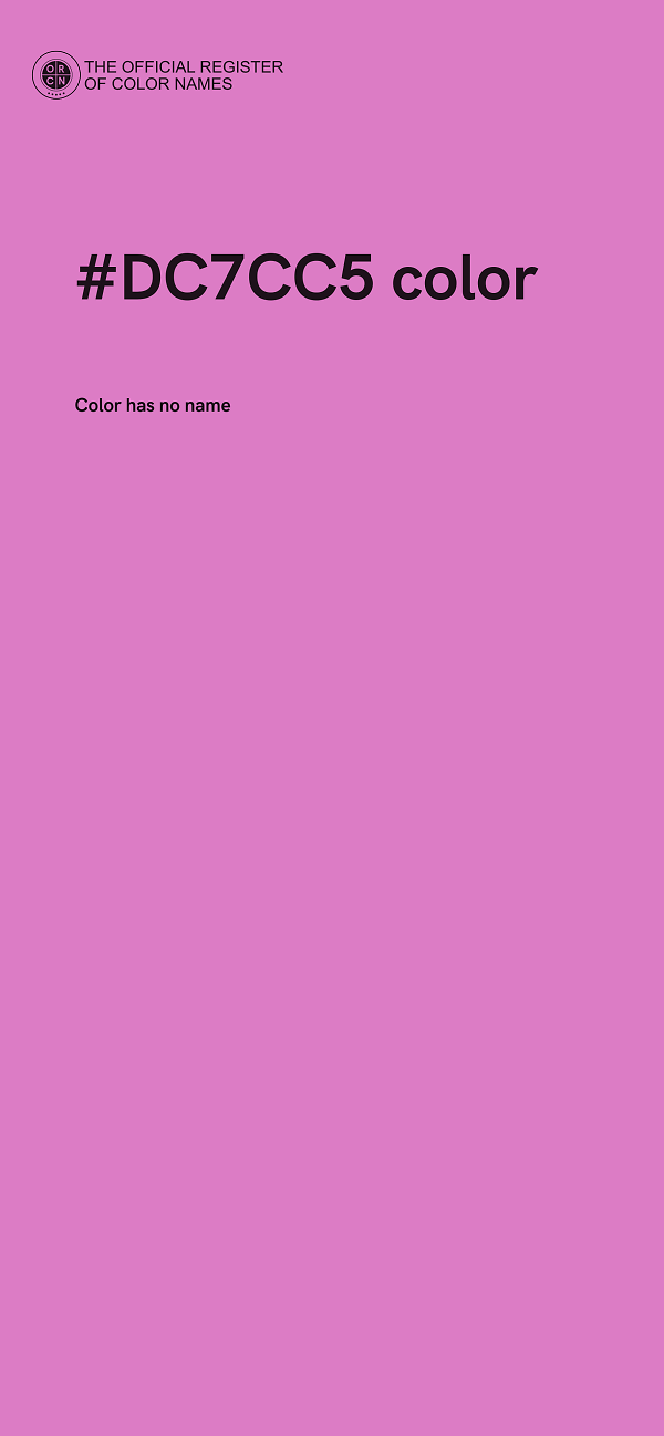 #DC7CC5 color image