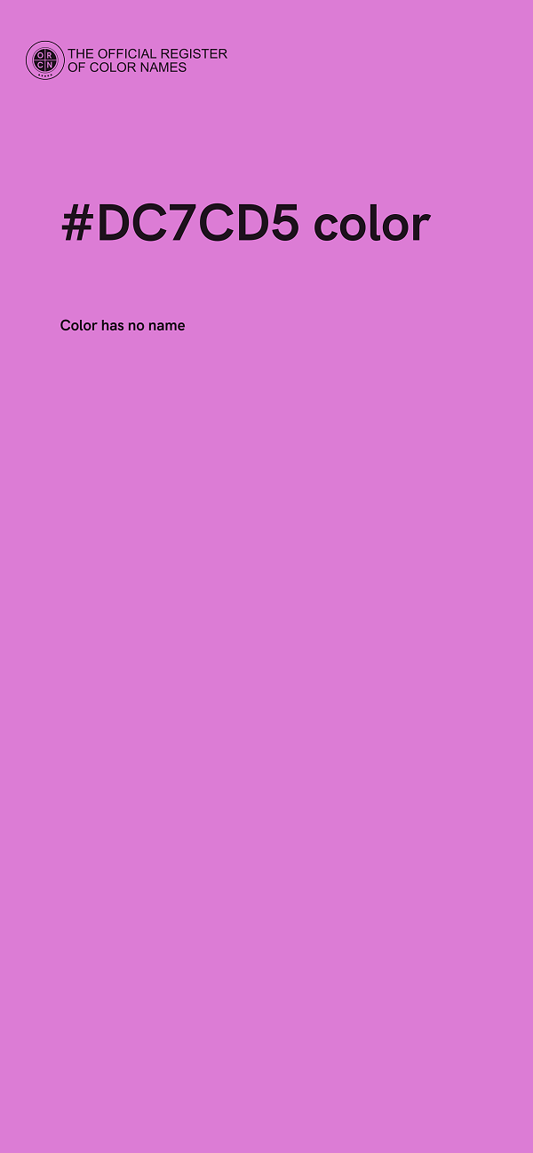 #DC7CD5 color image