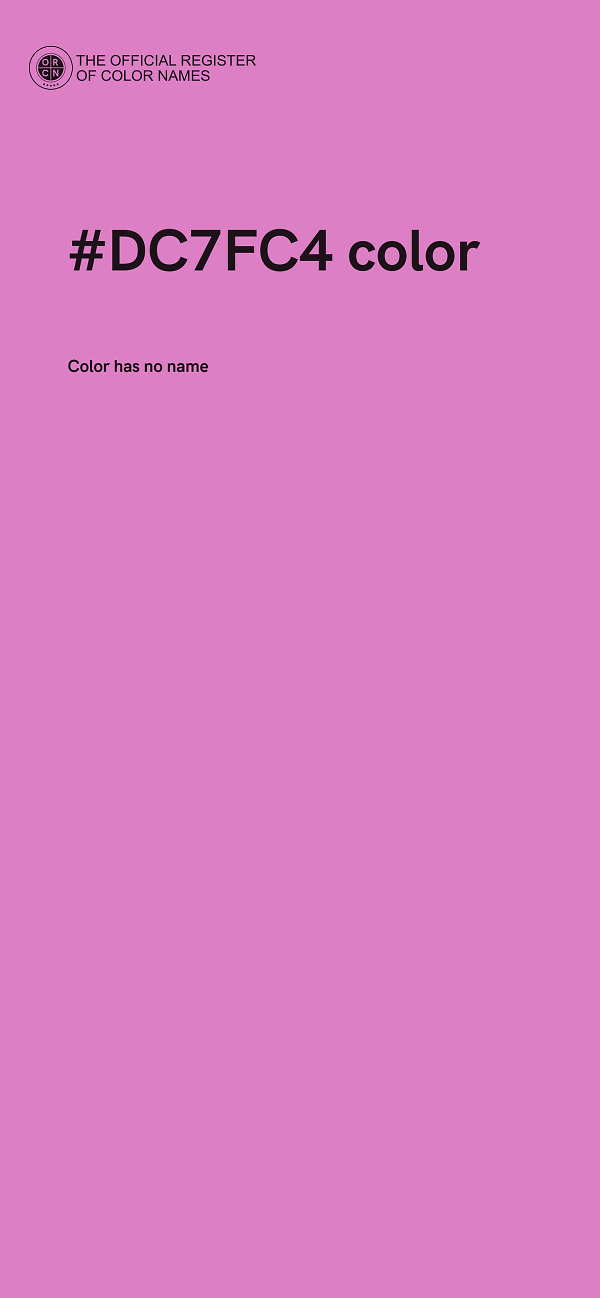 #DC7FC4 color image