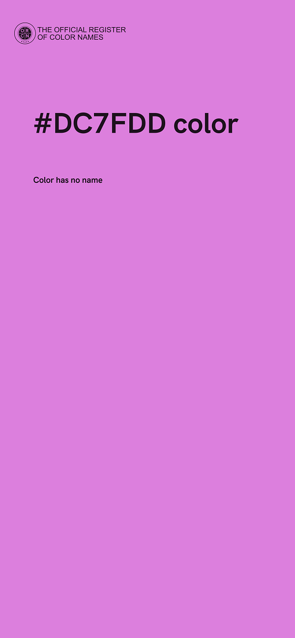 #DC7FDD color image