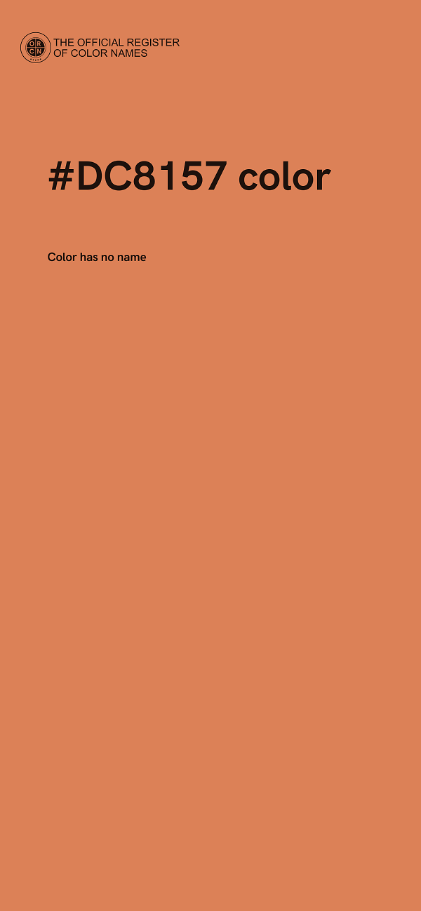 #DC8157 color image
