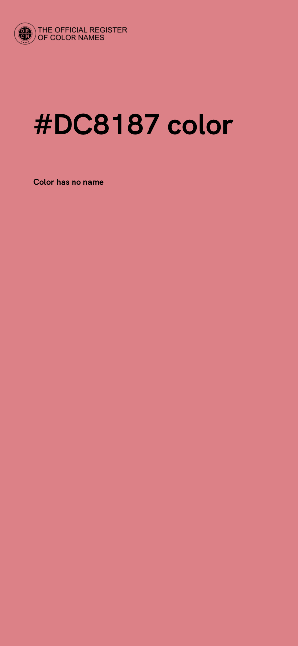 #DC8187 color image