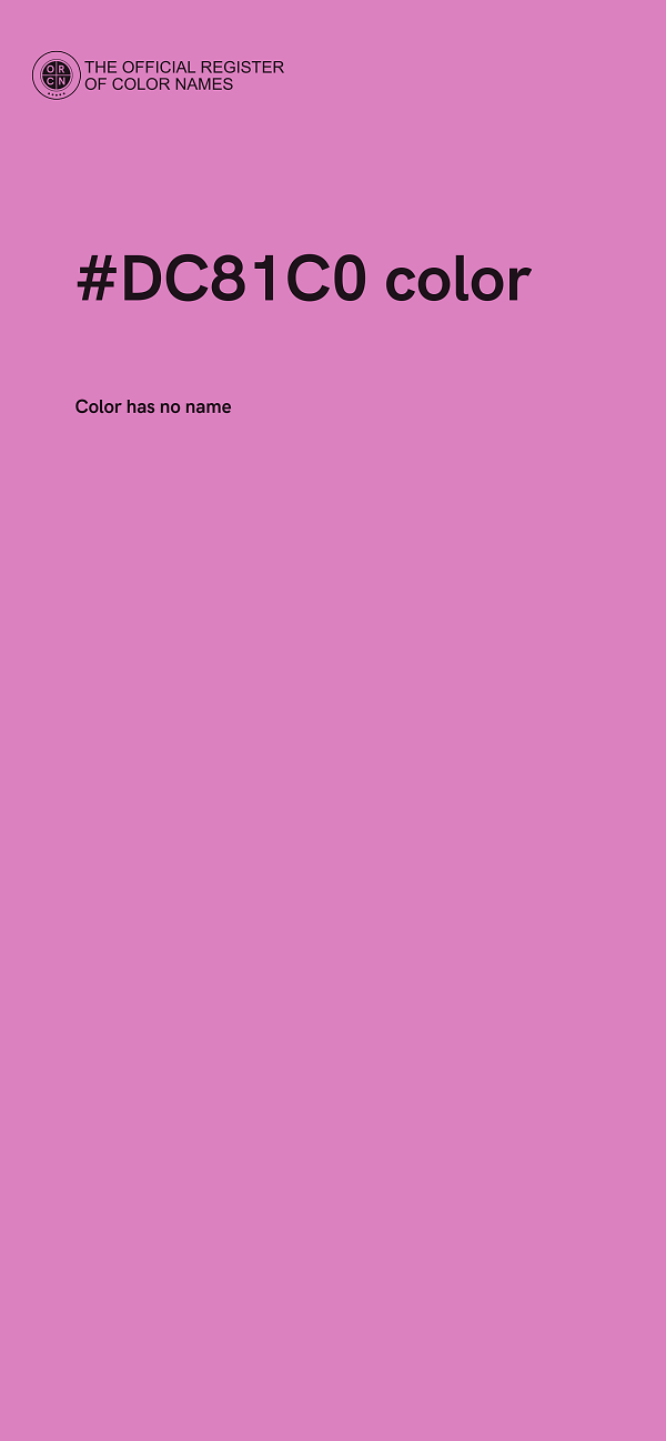 #DC81C0 color image