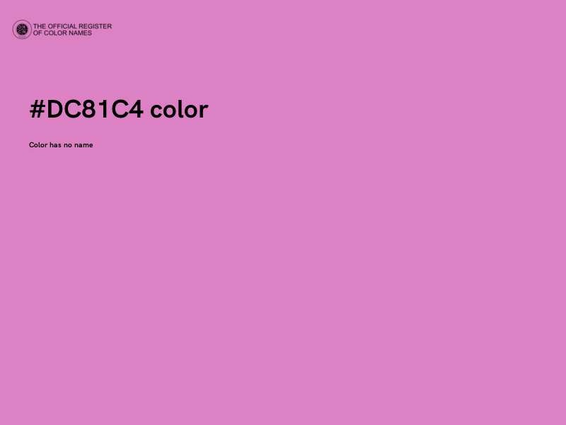 #DC81C4 color image