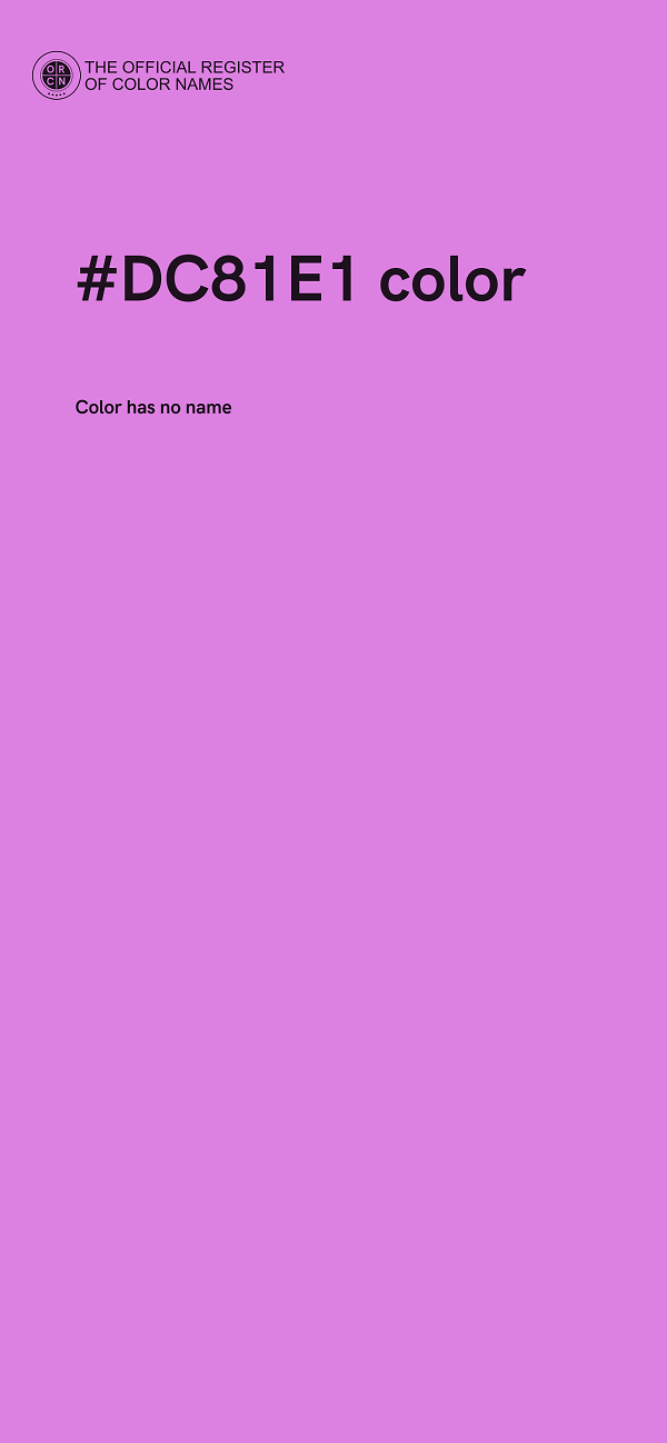 #DC81E1 color image