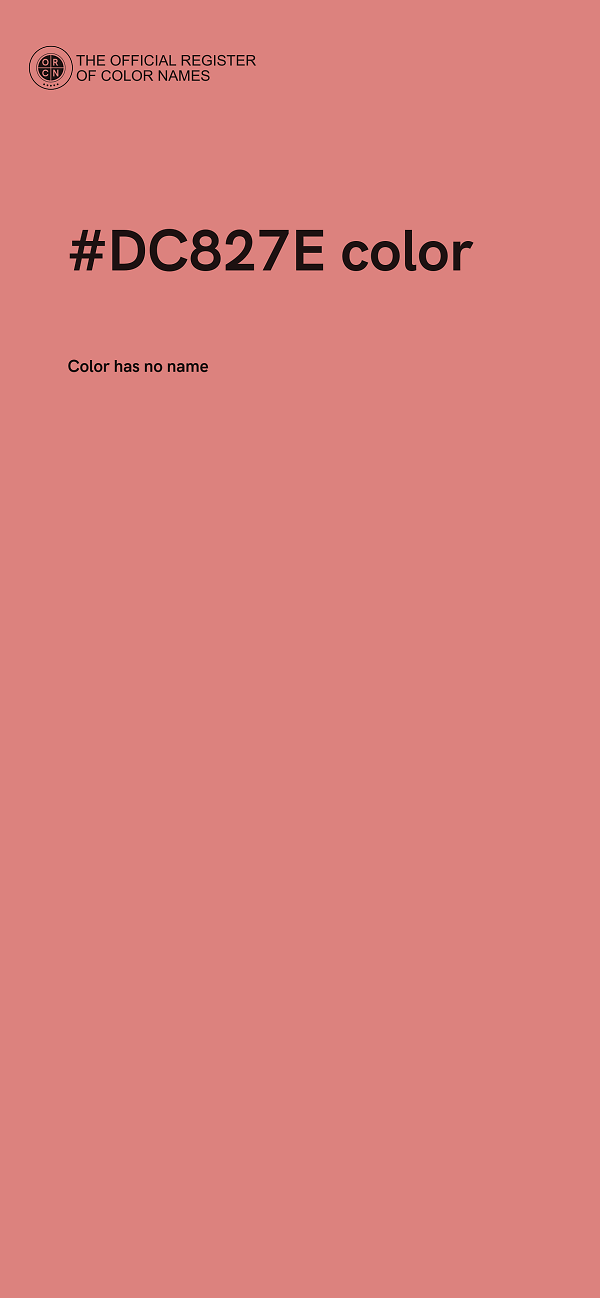 #DC827E color image