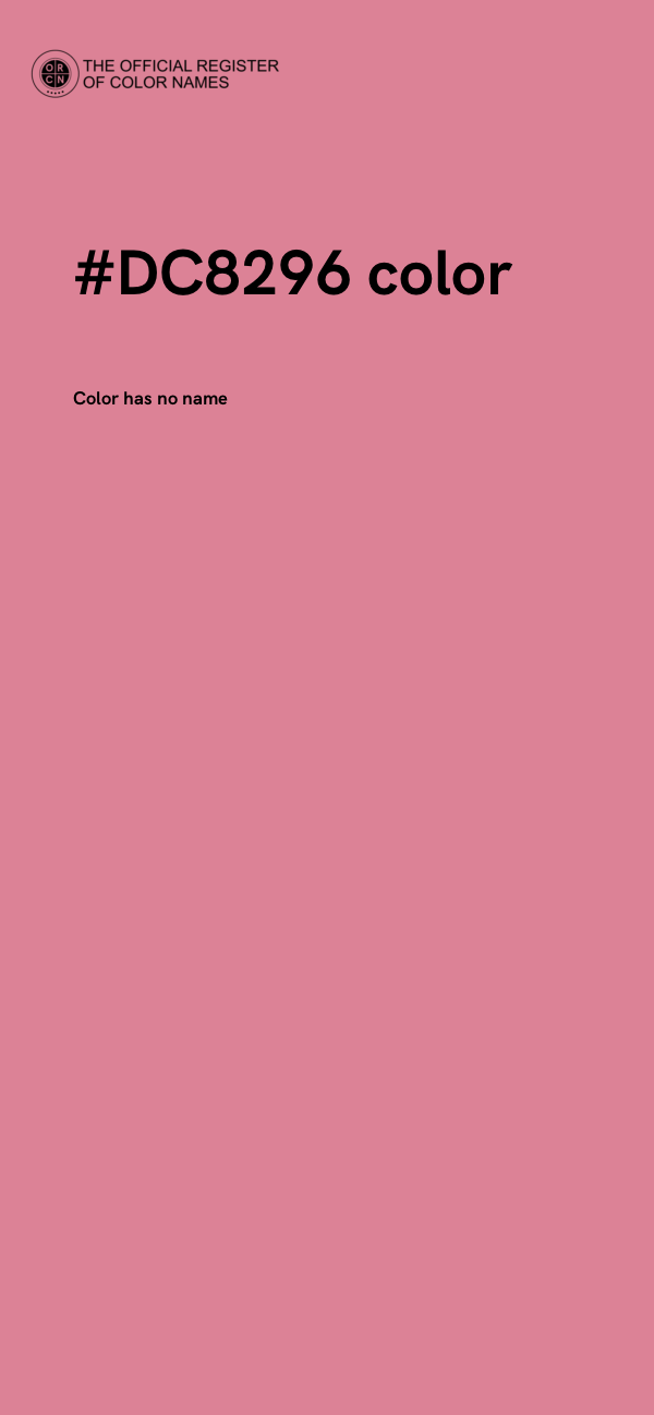 #DC8296 color image