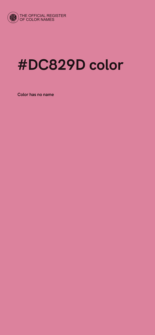 #DC829D color image